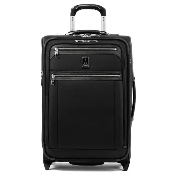 22 Inch Carry on Suitcase Shadow Black
