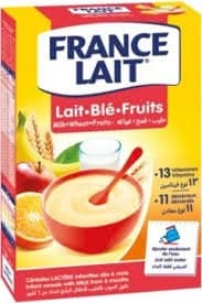 France Lait Cereal Milk Rice Fruits 250g