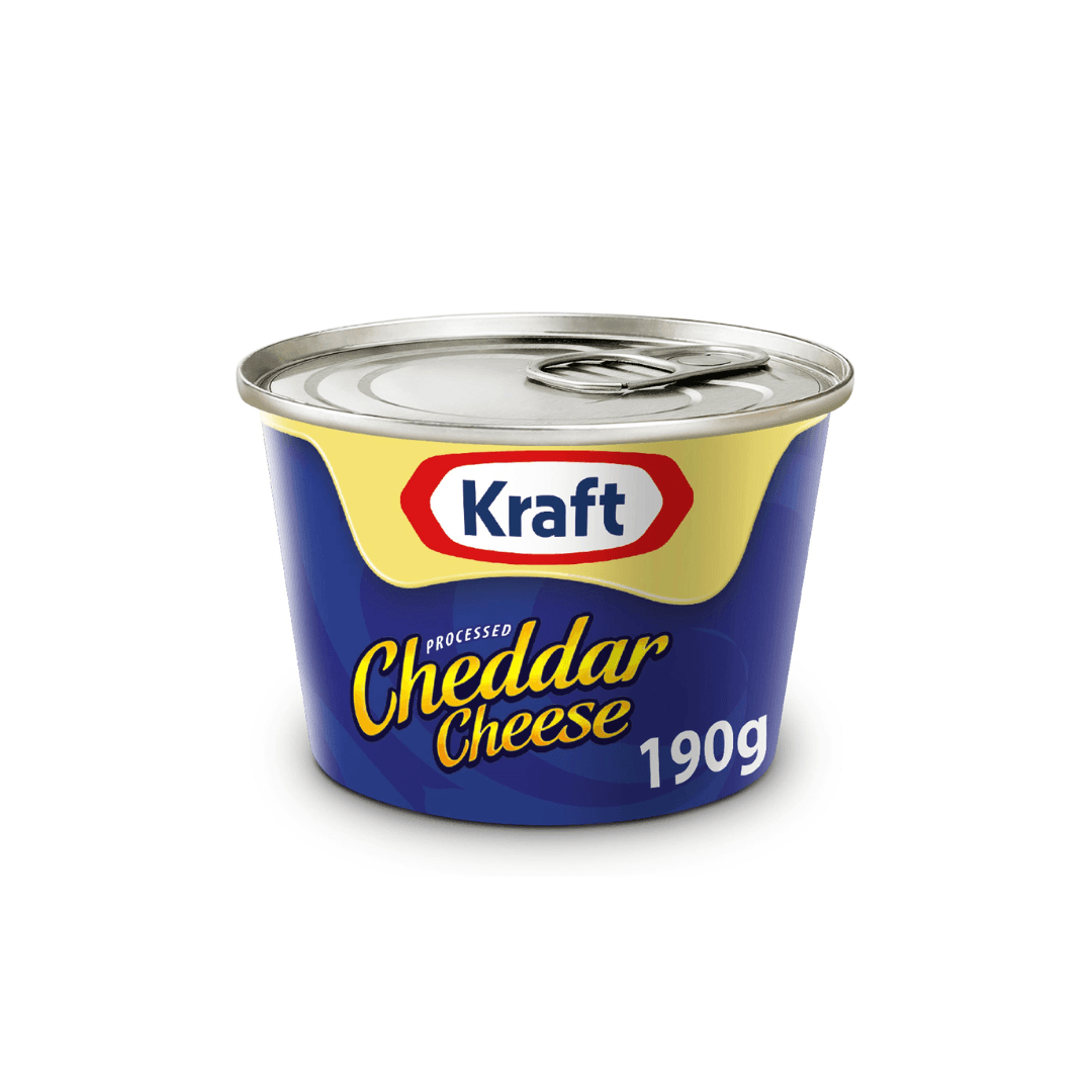 Kraft cheddar cheese 190gr