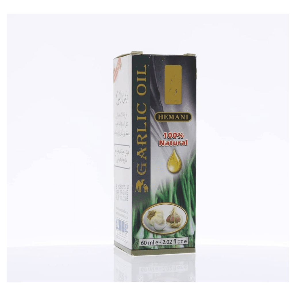HEMANI 100% NATURAL GARLIC OIL 60ML