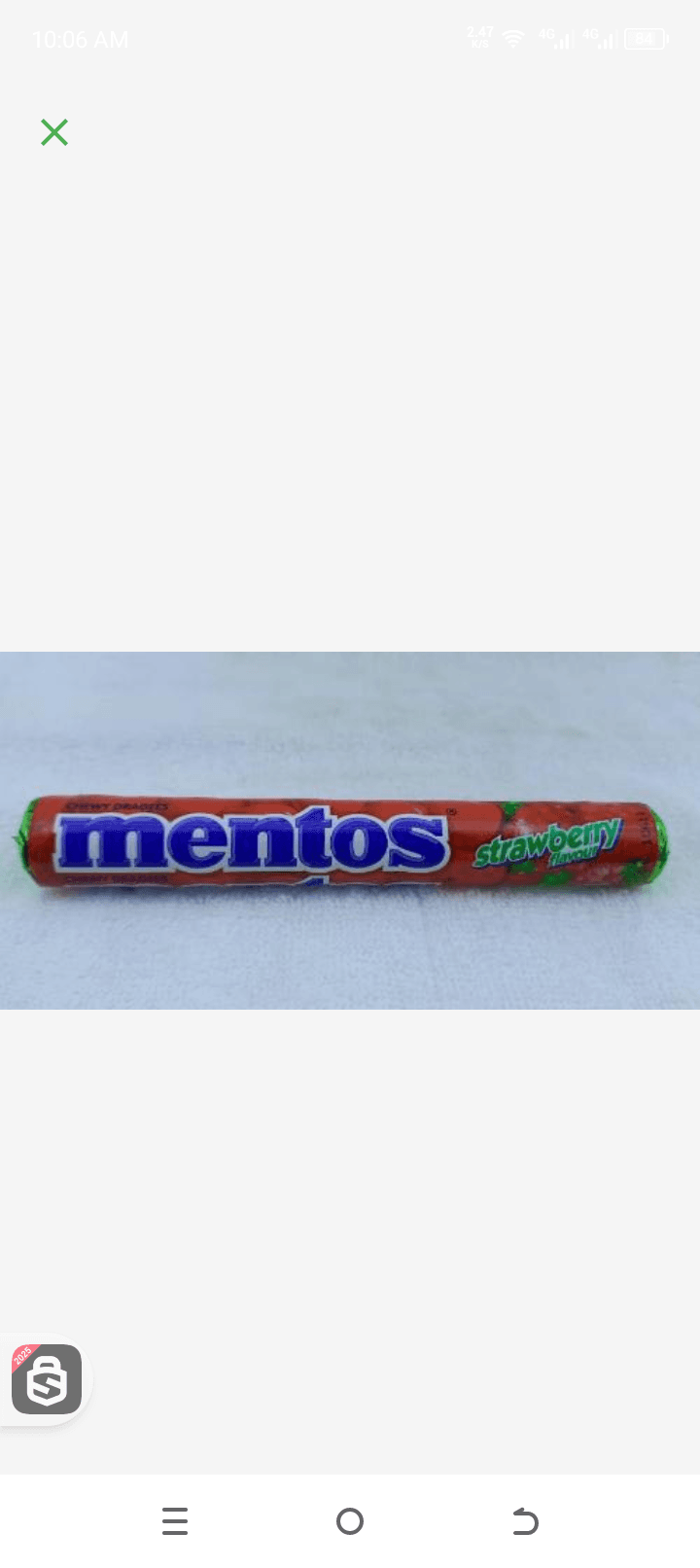 Montos chewy Dragees strawberry flavour 37.5 gr