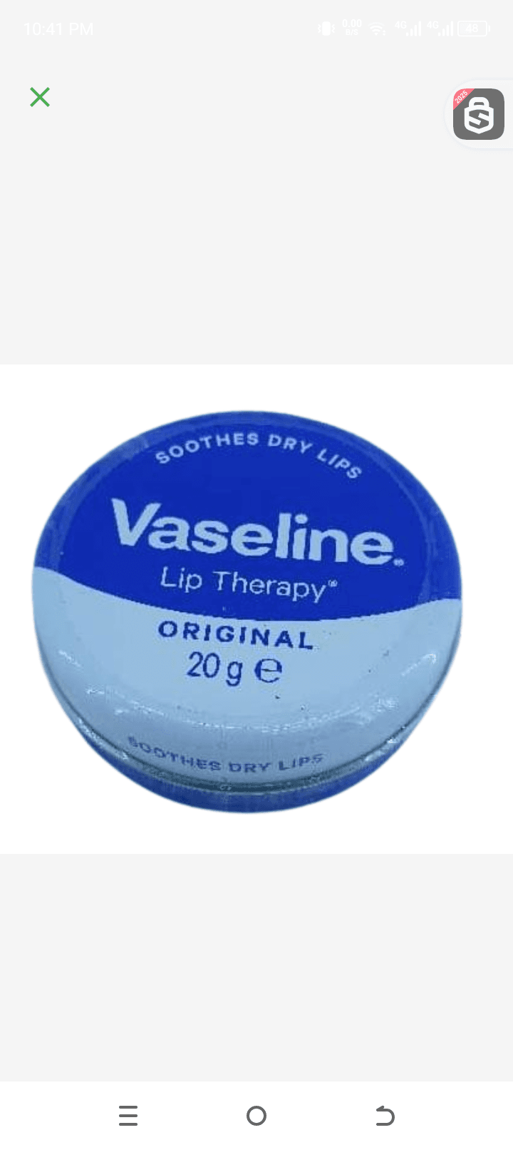 Vaseline lip therapy original 20g