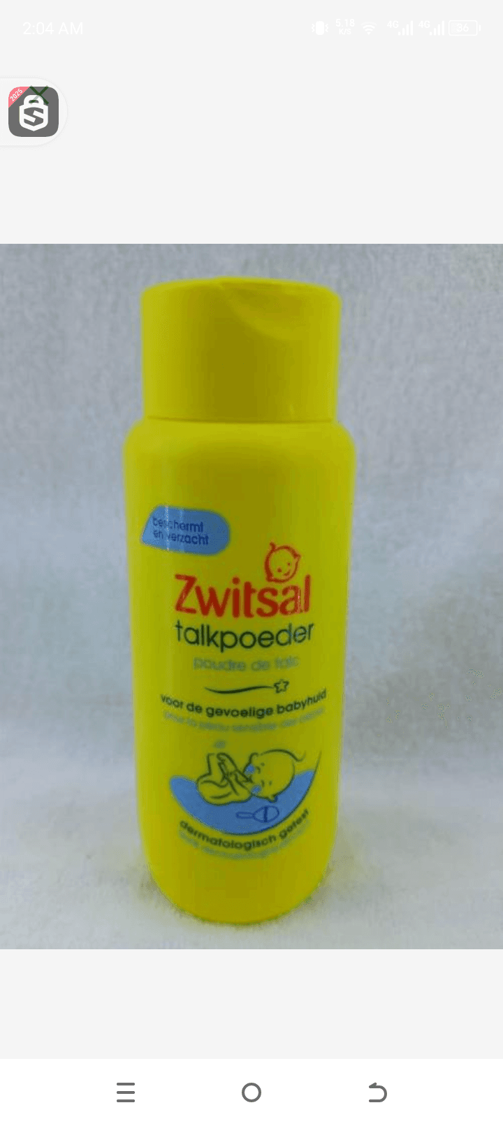 Zwitsal Poudre de talk 100gr