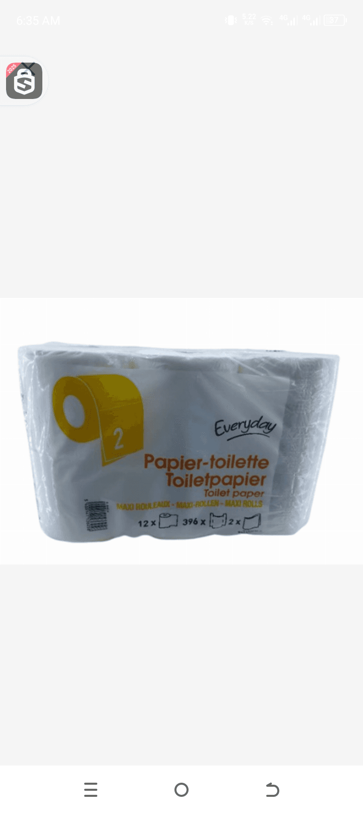 Everyday toilet paper max rolls  12 pcs