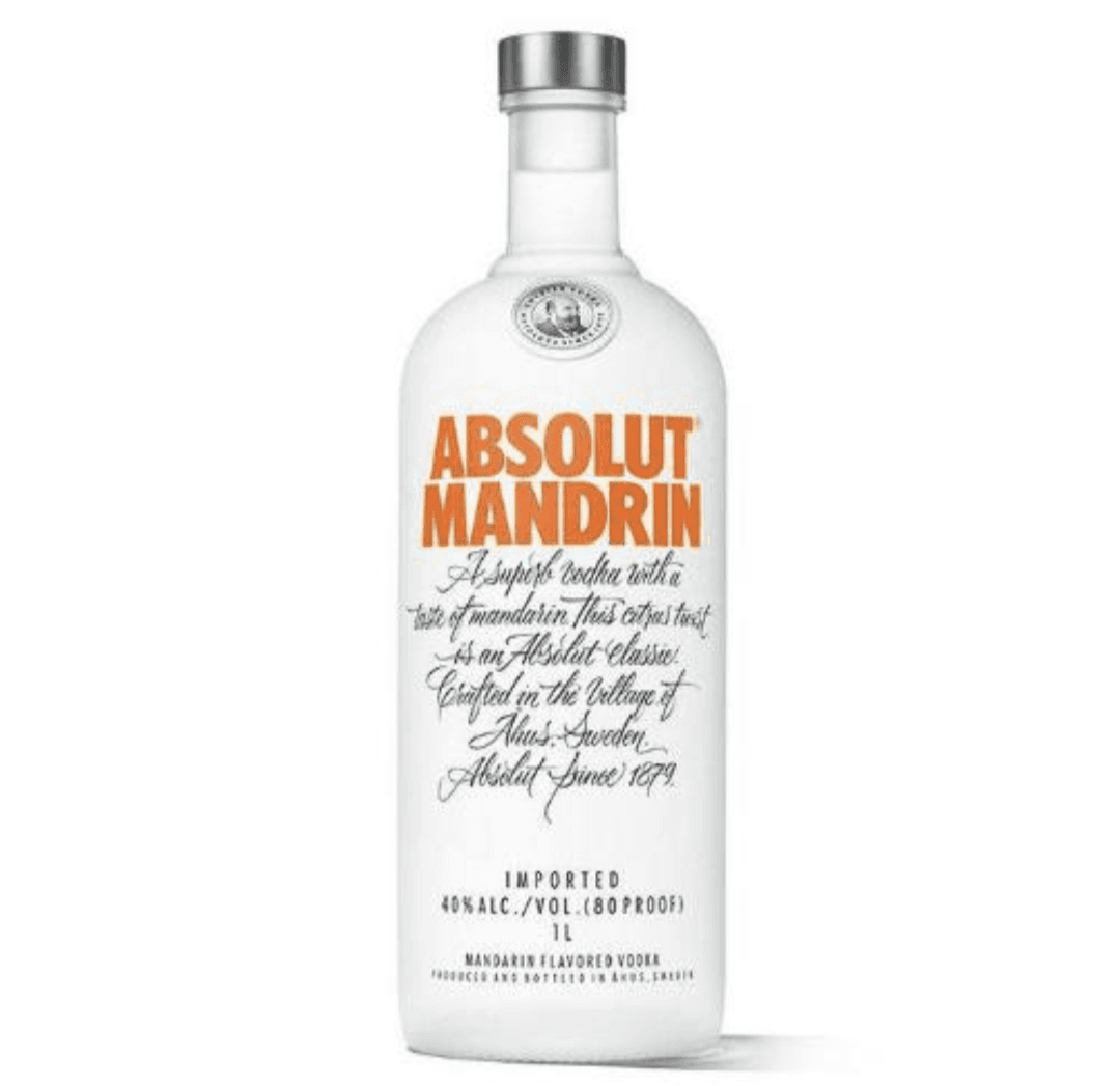 Absolute vodka mandrin 1LVodka with 40%Alc