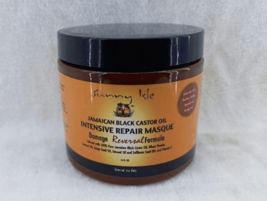 Sunny Isle Jamaica black castor oil Intensive repair Masque 16 ft .oz