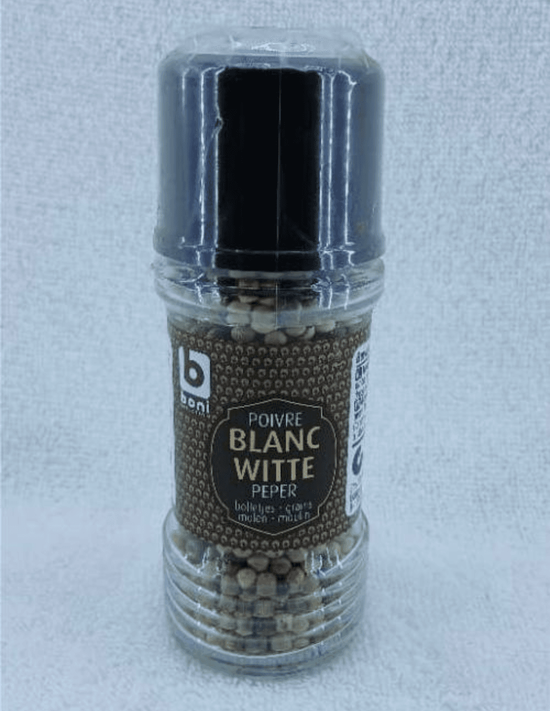 Boni POIVRE BLANC WITTE PEPER grains 50gr