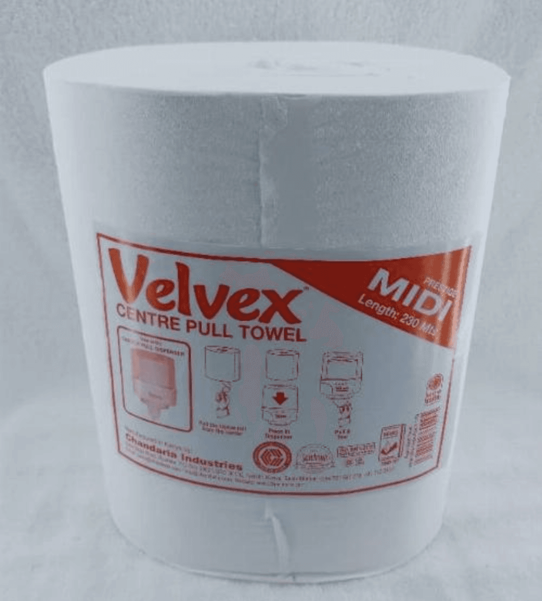 Velvex Centre Pull Towel