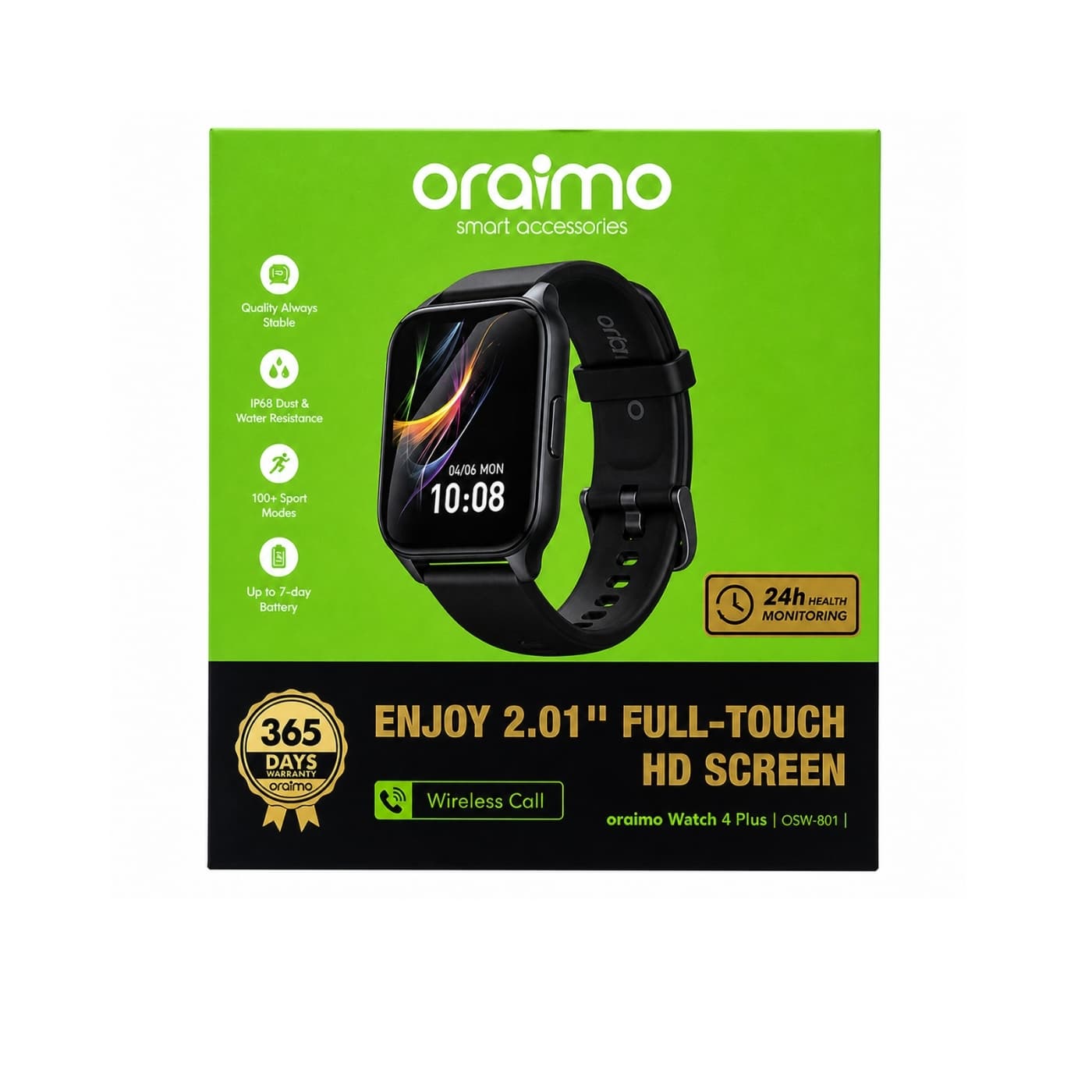 Oraimo – Smart Watch OSW-801 – IP68