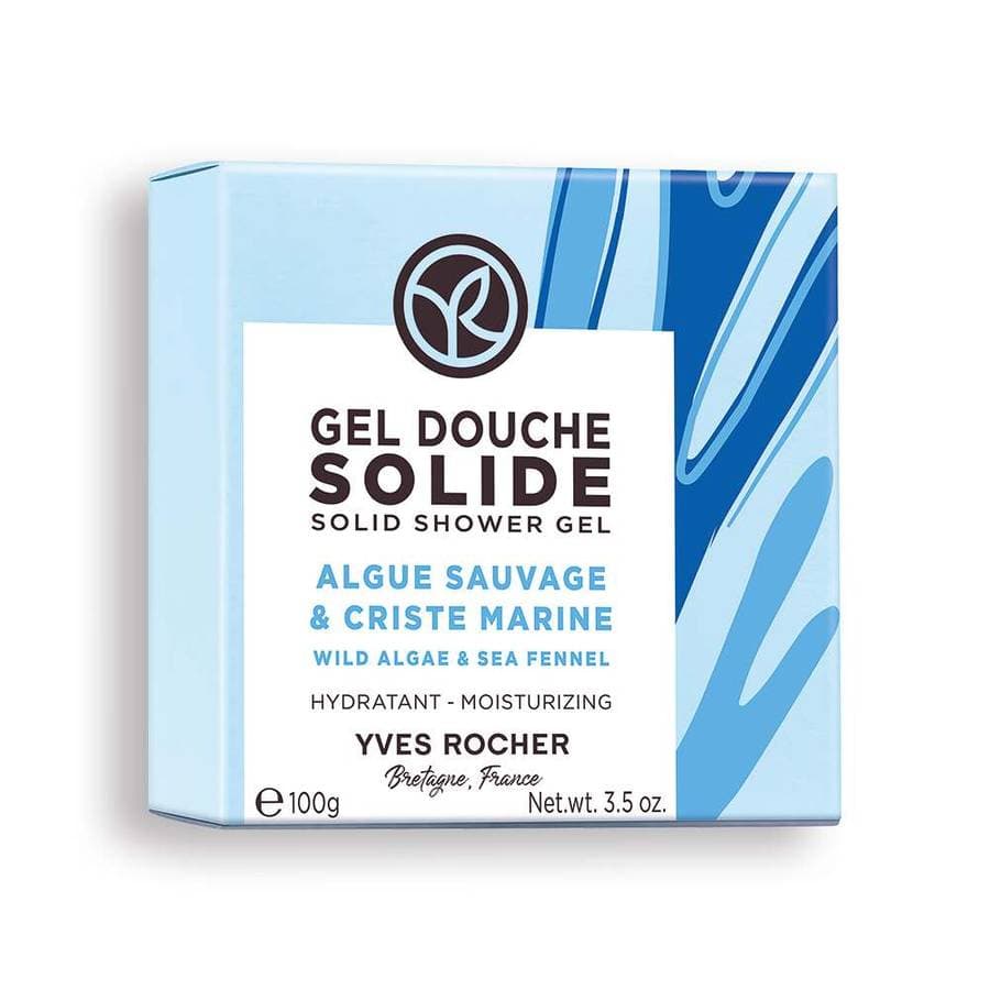 Yves Rocher – Gel douche solide Algue sauvage & Criste marine – 100 g