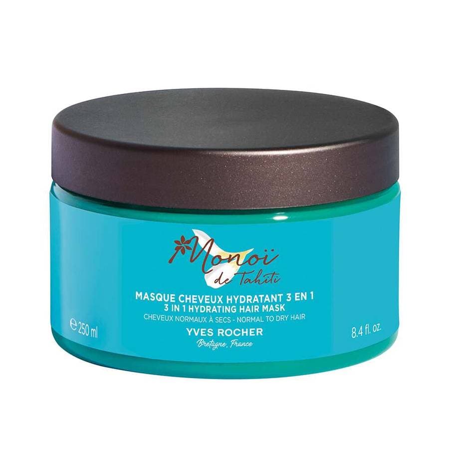 Yves Rocher – Masque Cheveux Hydratant 3 en 1 Monoï- 250 ml