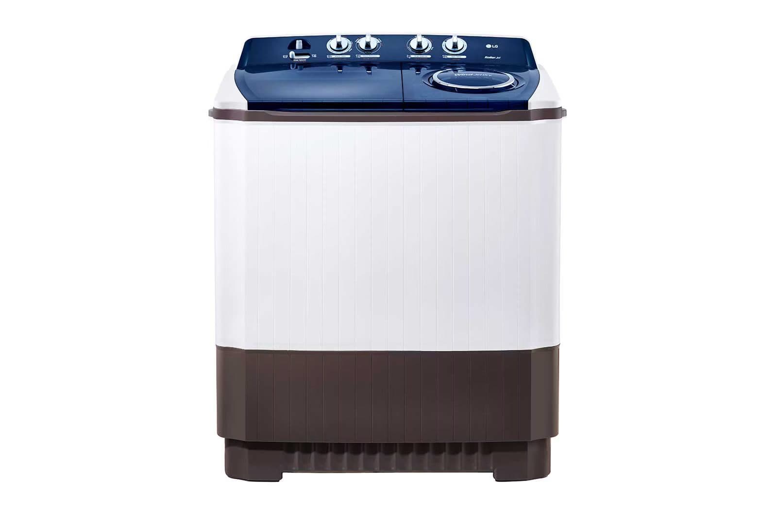 LG 10kg TwinTub Washing Machine with Roller Jet Pulsator, 3 Wash Program, Wind Jet Dry, and Rat Away Technology