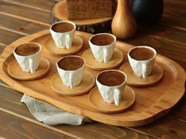 wooden plates