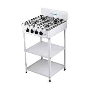 Gas Stove with Wind Guard, Portable– Compact and lightweight portable gas stove with a built-in wind guard for efficient cooking outdoors. Ideal for camping, picnics, and travel.