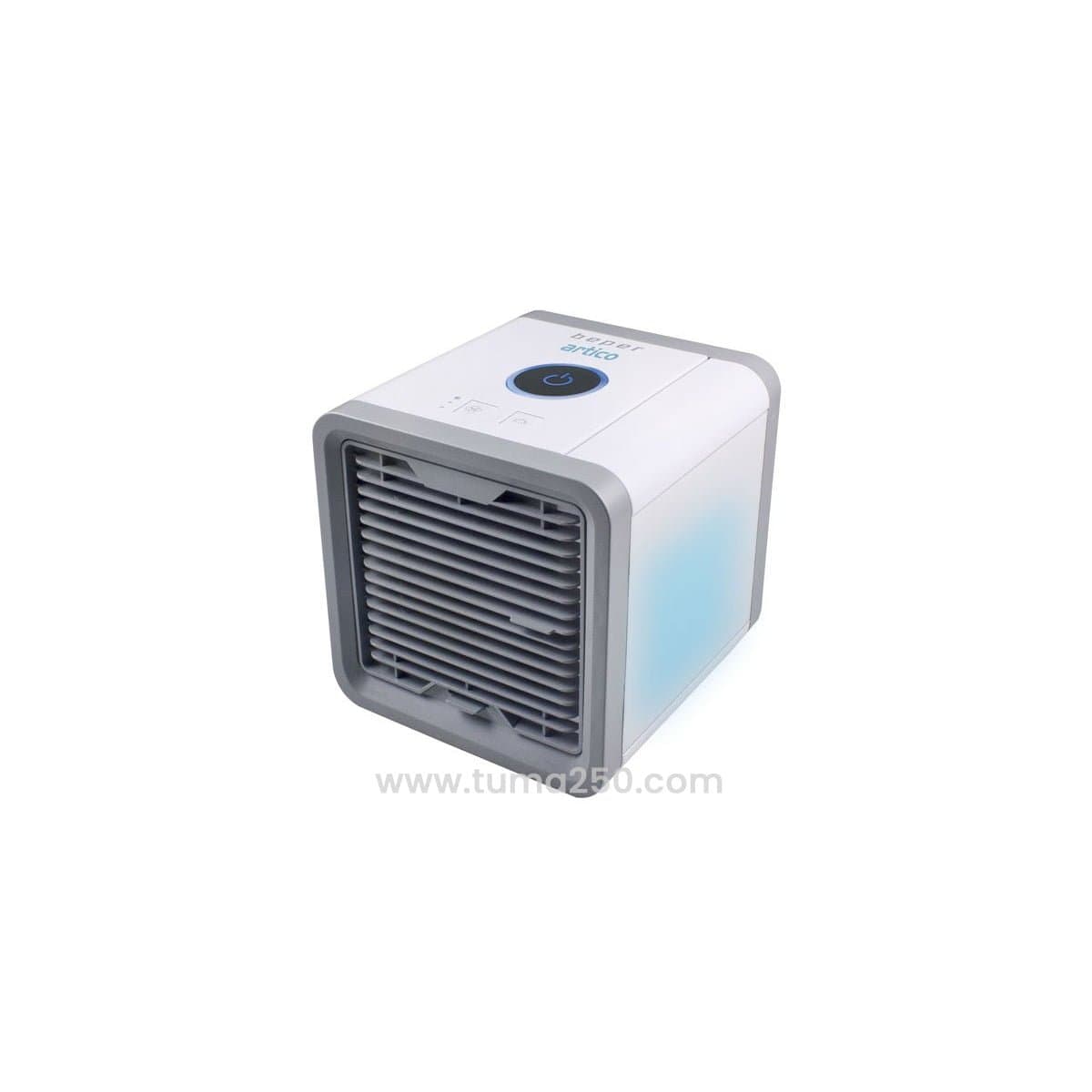 Mini Air Cooler Conditioner On The Table with USB