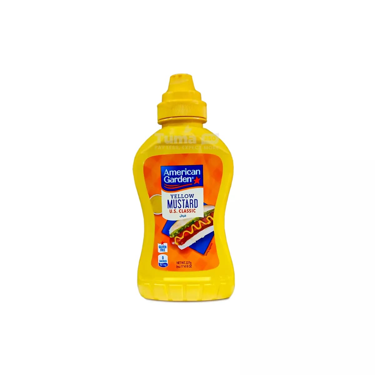 American Garden Classic Yellow Mustard 227g