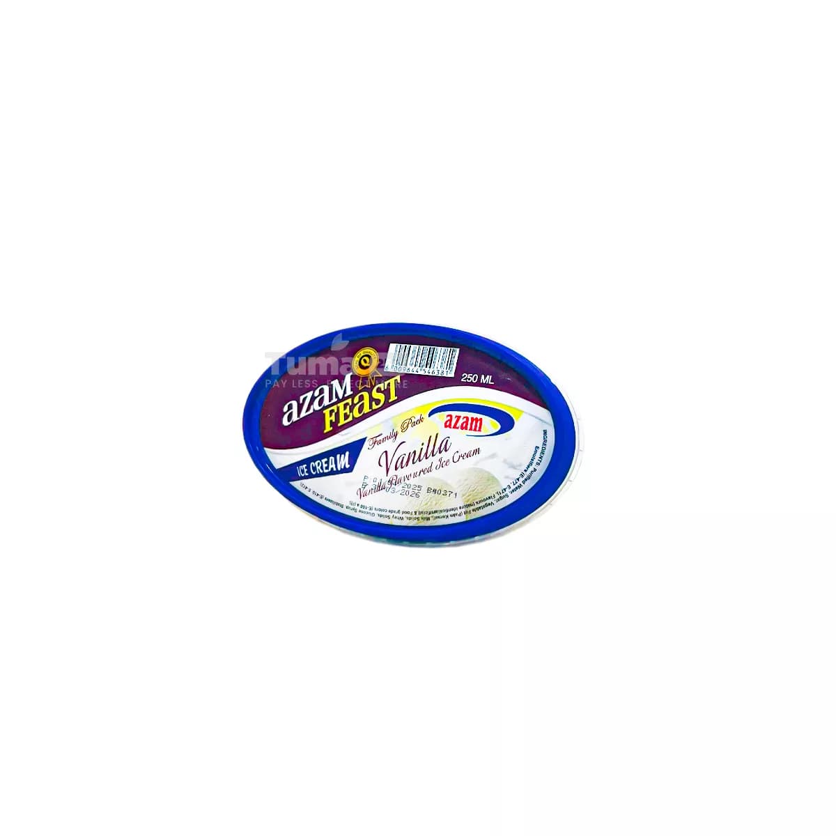 Azam Feast Vanilla Flavoured Ice Cream 250ml