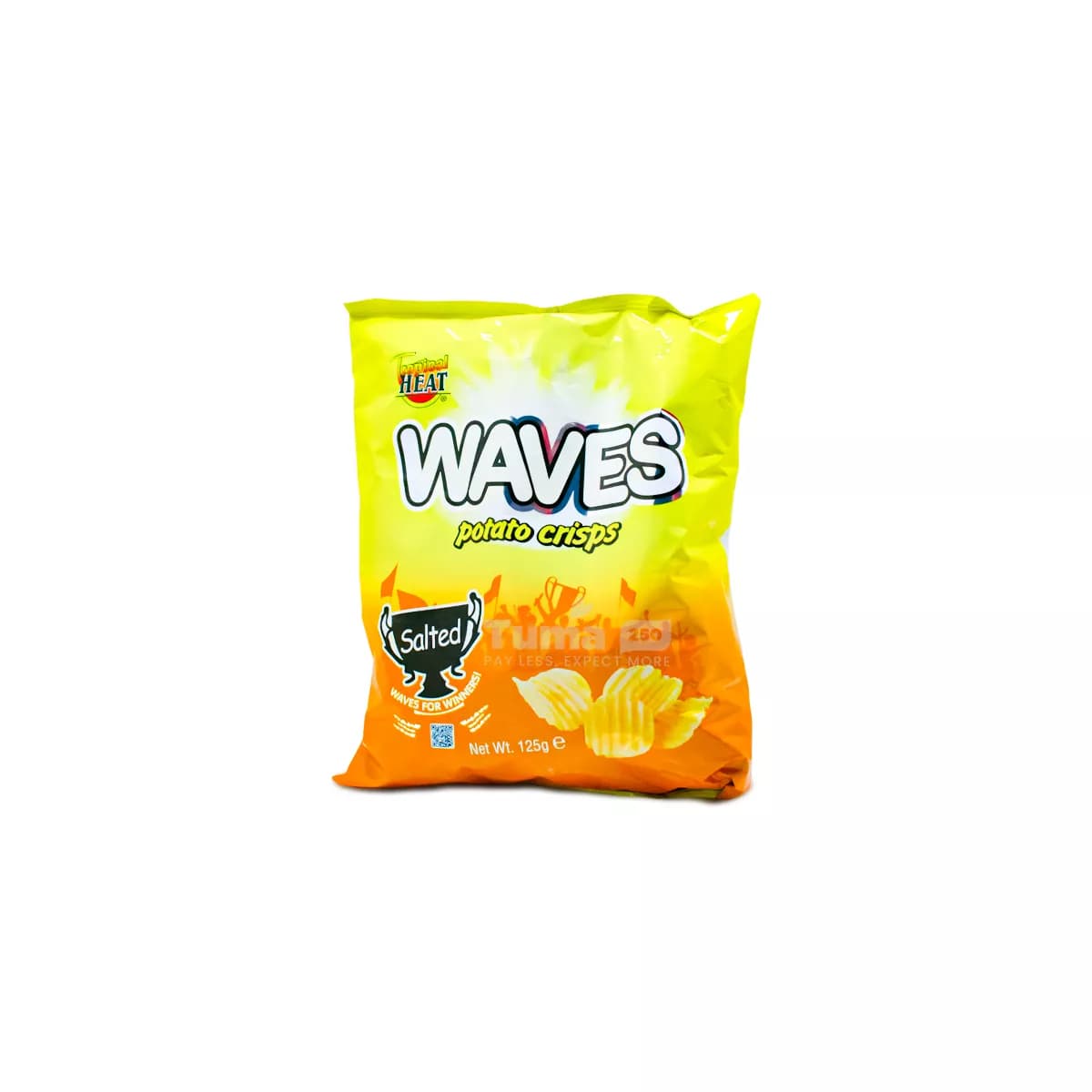 Tropical Heat Waves Salted Potato Crisps 125g