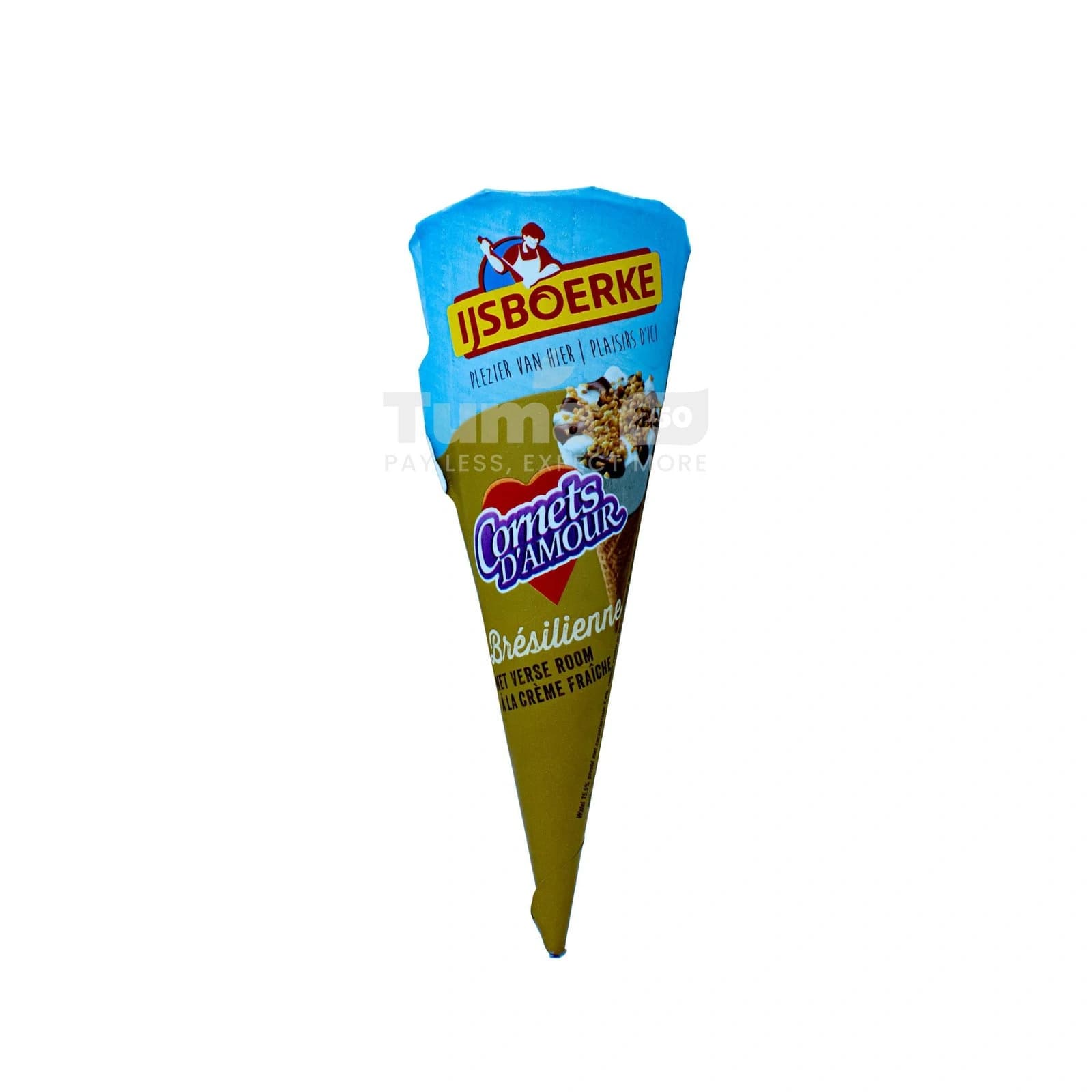 Ijsboerke Cornets D’amour Bresillienne Ice Cream 120ml
