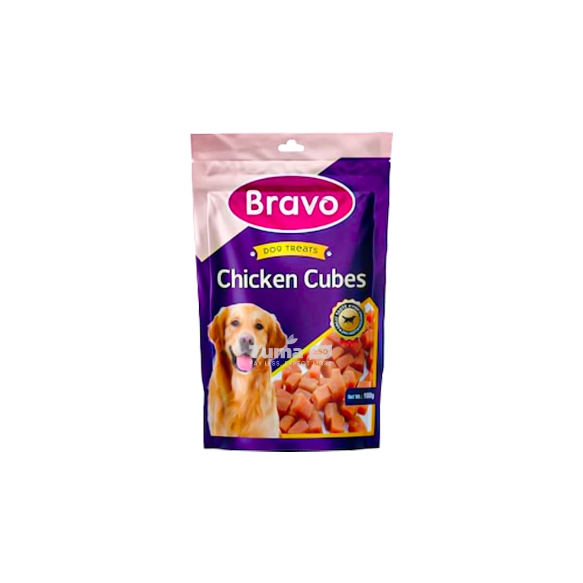 Bravo Chicken Cubes Dog Treats 100g