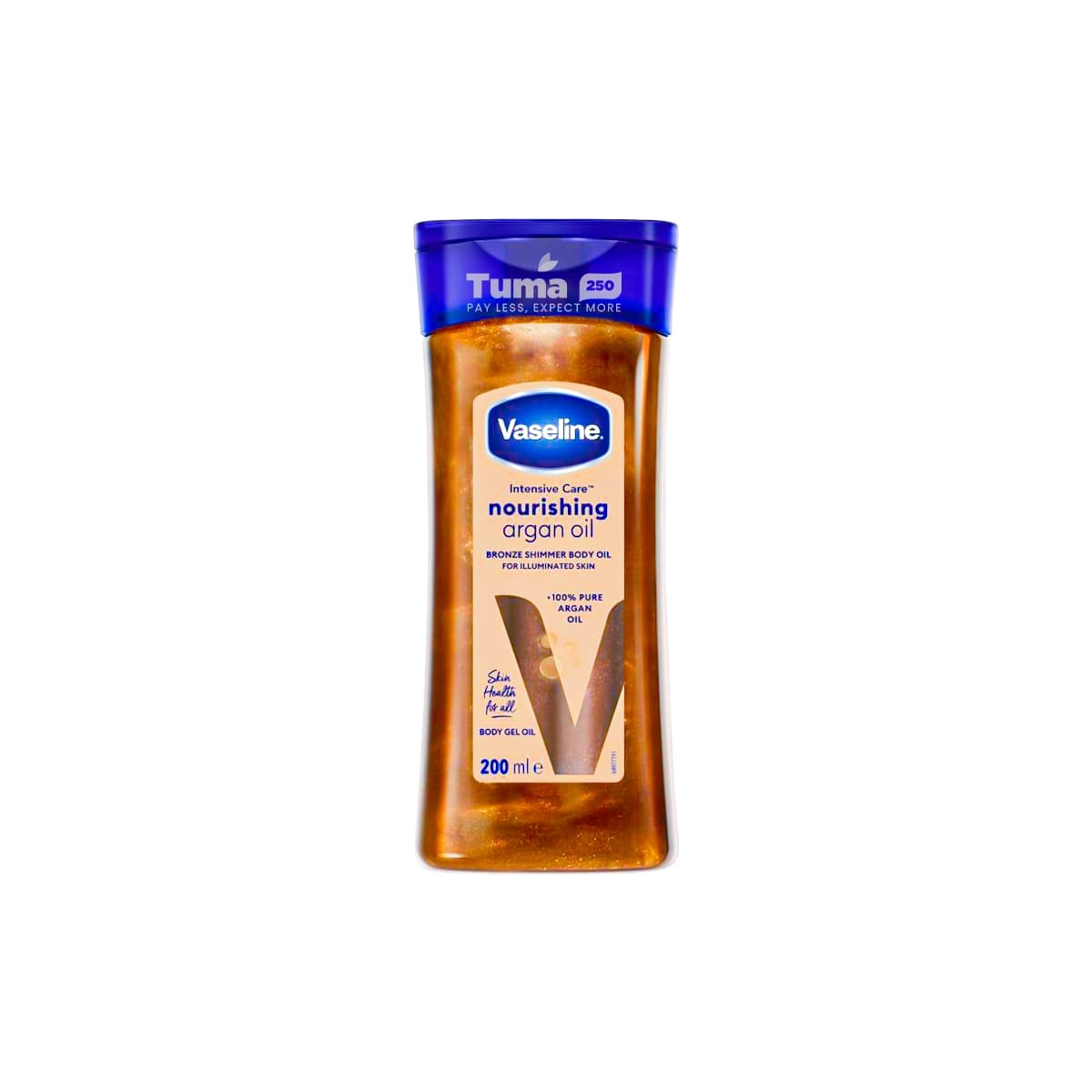 Vaseline Intensive Care Nourishing Argan Oil Bronze Shimmer Body Oil 200ml