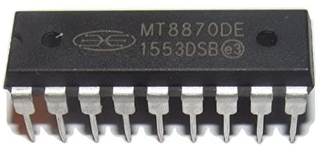 MT8870DE CMOS Low Power DTMF Decoder Receiver IC