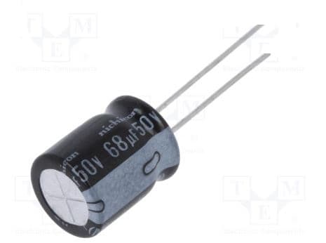 68µF 50V Electrolytic Capacitor