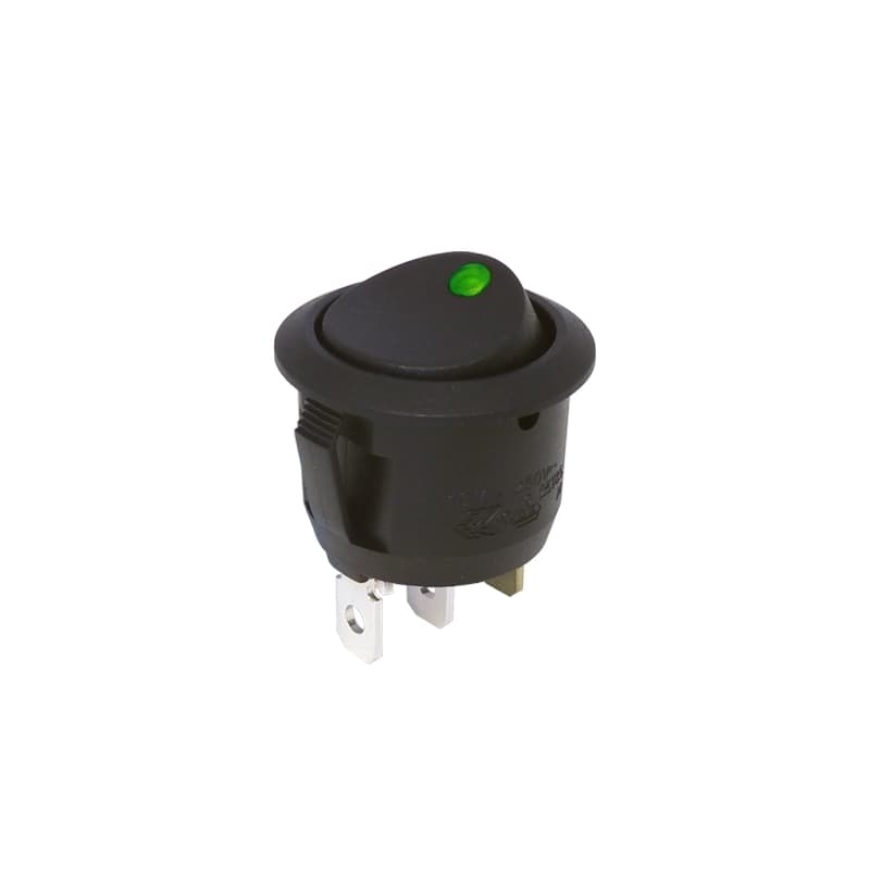 3 Pins Round ON/OFF Rocker Push Button