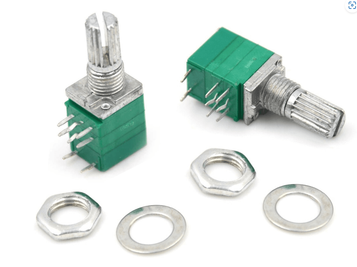 10K Ohm Rotary Potentiometer with On Off Switch