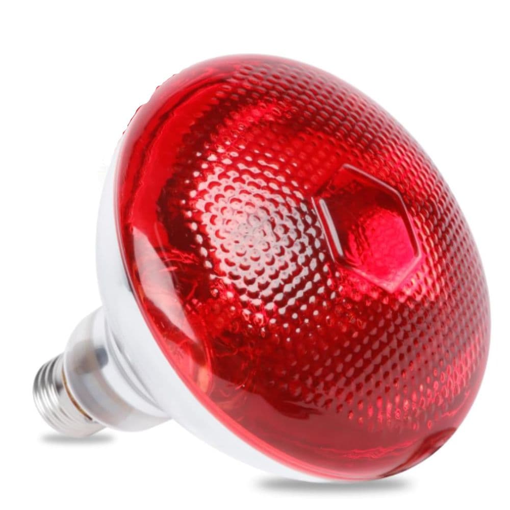 Red Heat Lamp Bulb 275W for Pets, Chickens, and Reptiles