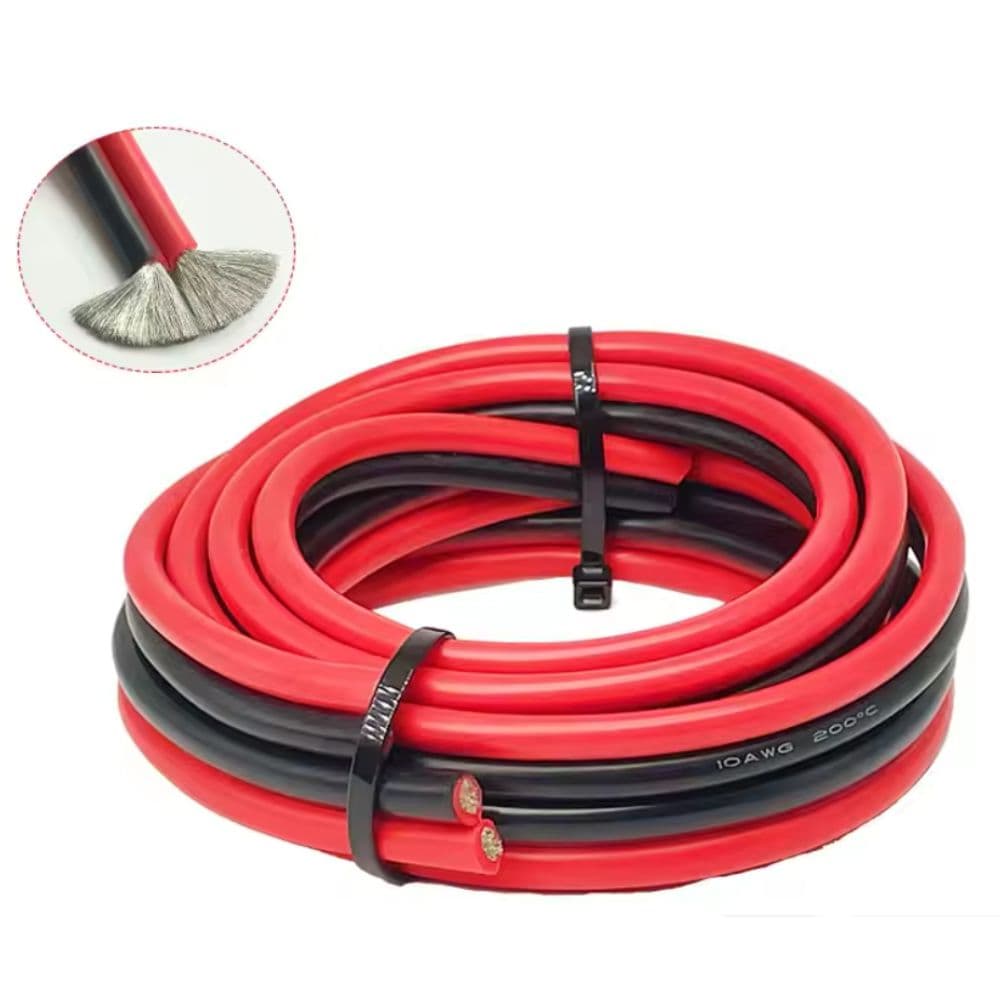 1Meter 2-Pin Red and Black PVC/Silicone Extension Cable (28AWG )
