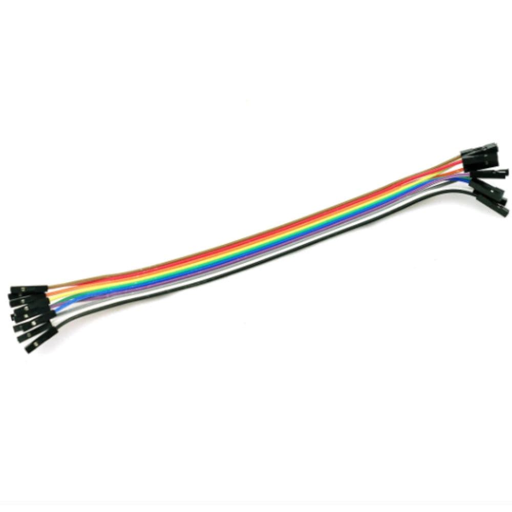20Pcs Female to Female 20 cm Jumper Wires (Pack of 20)