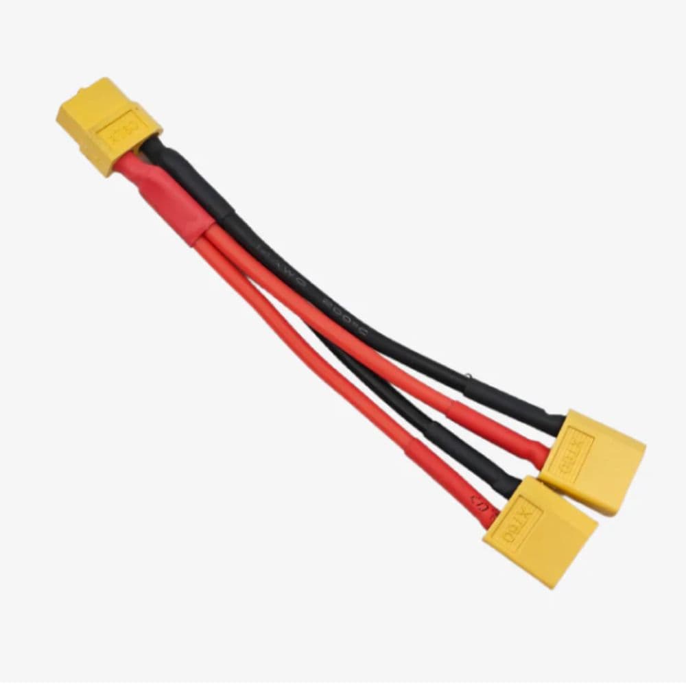 XT60 1 Female to 2 Male Parallel Cable Connector