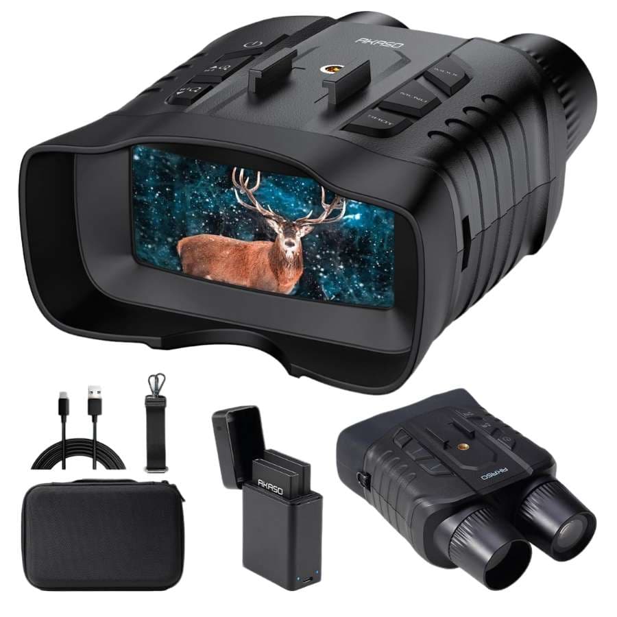 AKASO SEEMOR-200 Full-Color Night Vision Goggles with 1080p Video &amp;amp; 10X Digital Zoom