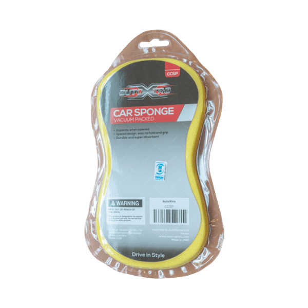 AUTOXTRA AutoXtra Car Sponge — Yellow