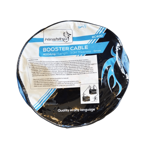 HINSHITSU Hinshitsu Booster Cable — 400Amp