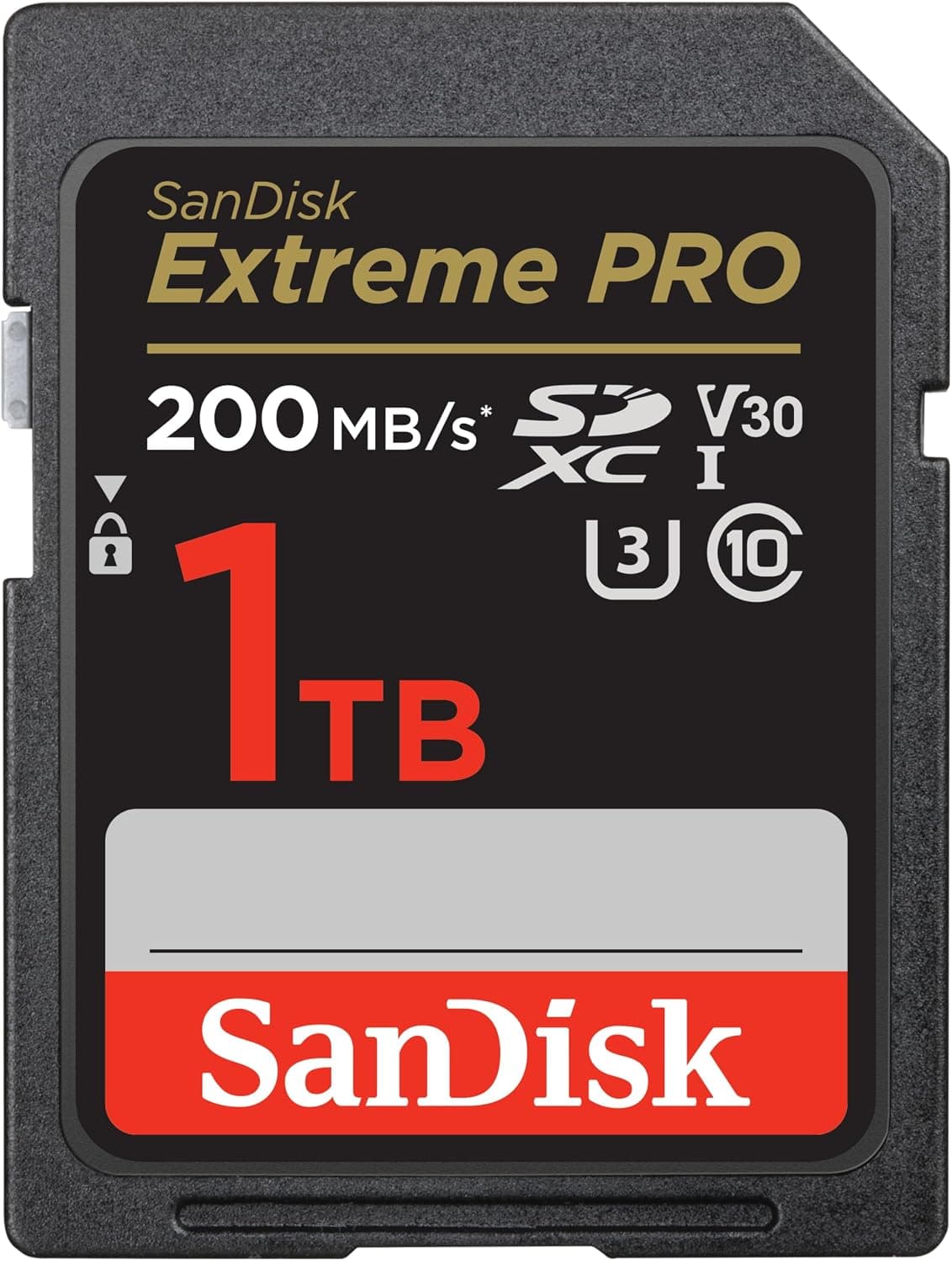 SanDisk Extreme PRO SDXC UHS-I Card — 200MB/s, C10 U3 V30 4K UHD (SDSDXXY)