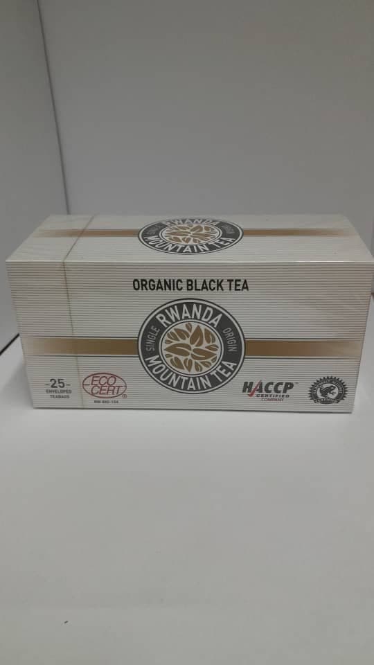 Rwanda Mountain Black Organic 25 Tea Bags