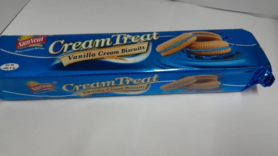 Sunveat Vanilla Cream Biscuits 160g