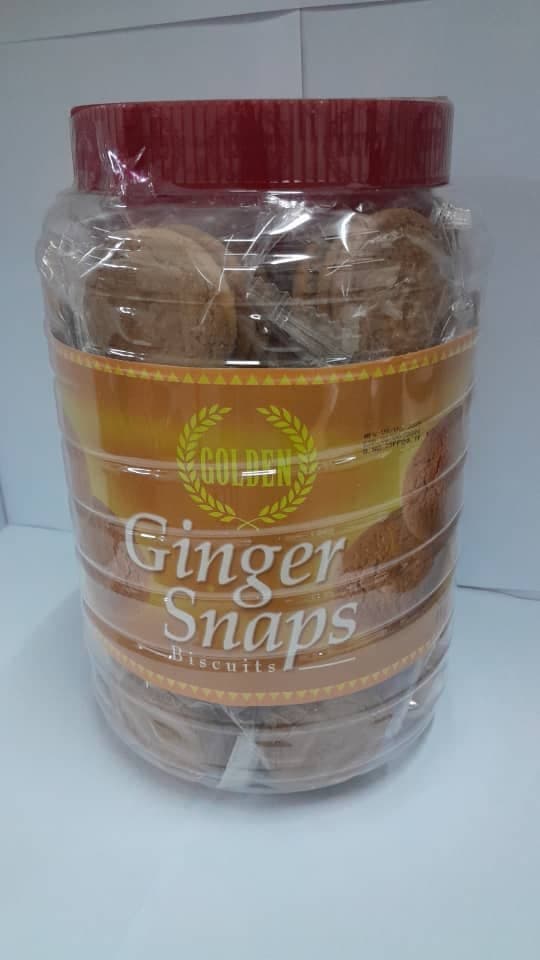 Golden Ginger Snaps Jar 1Kg