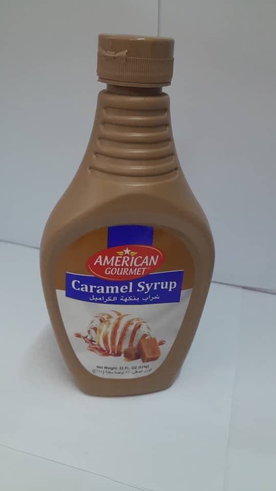 American Gourmet Caramel Syrup 22oz