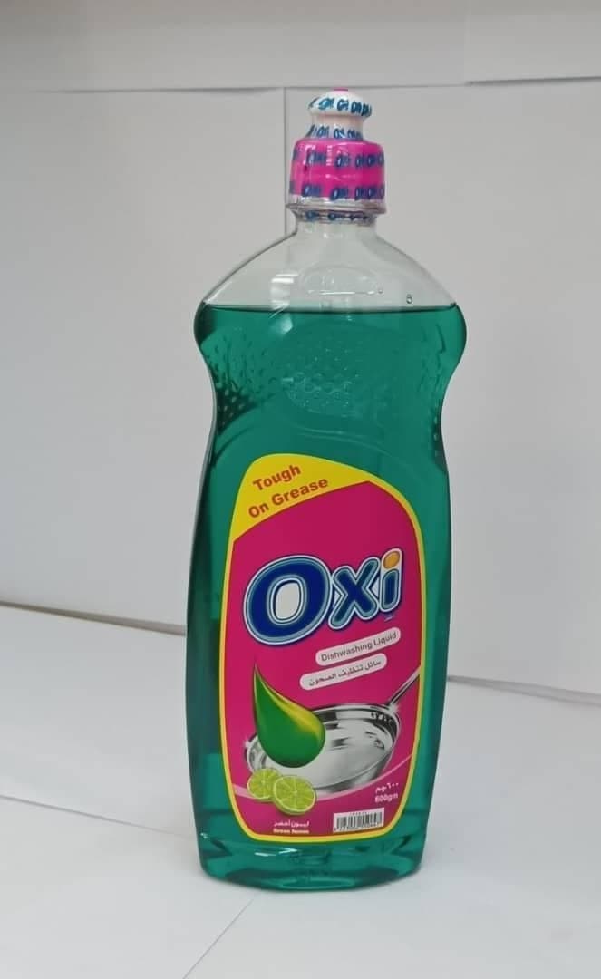 Oxi Dish Liquid Green Lemon 600g