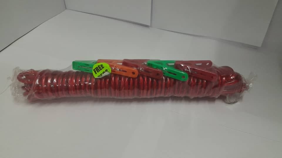 Cloth Drying String with Pegs