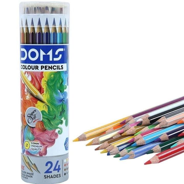 Doms Colour Pencil 24 Shades