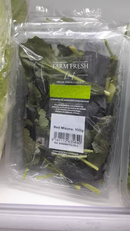 Red Mizuna Lettuce Pack