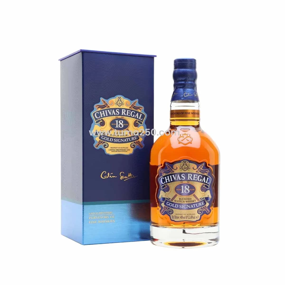 Chivas Regal Blended Scotch Whisky Aged 18 Years 40%Alc.Vol-1L
