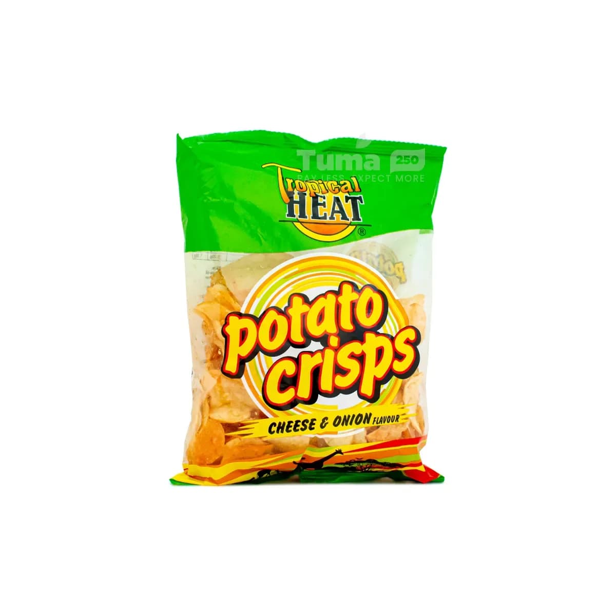 Tropical Heat Snacks Cheese & Onion Crisps