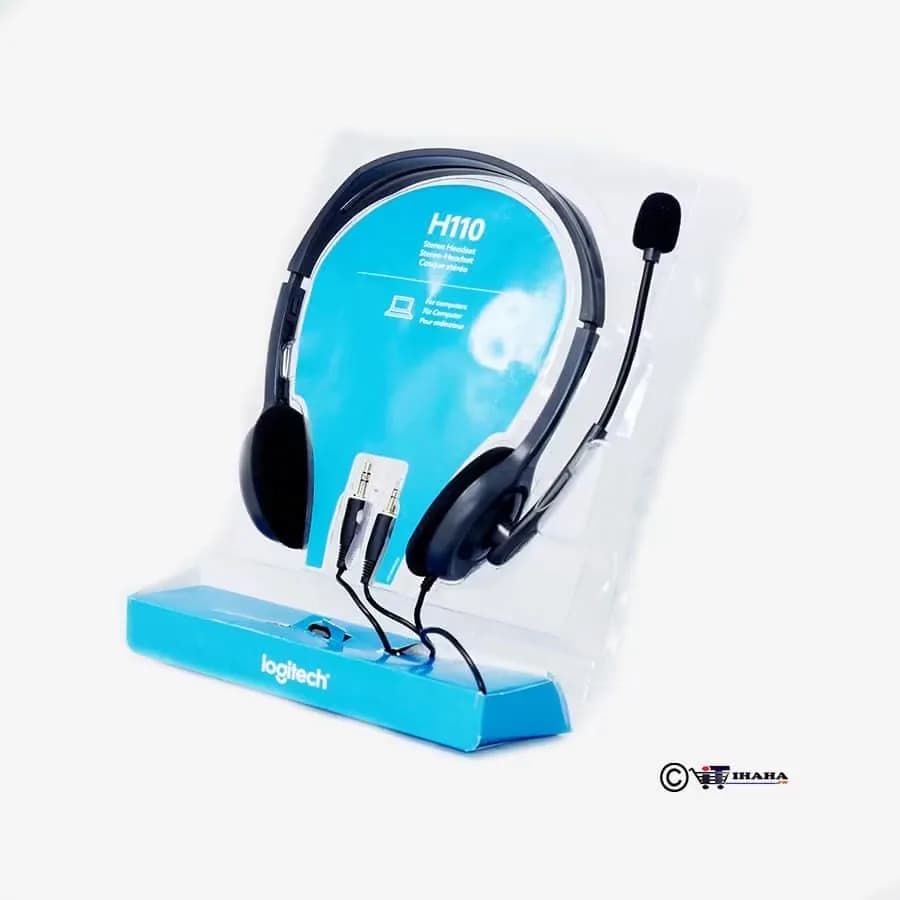Logitech H110 Wired On Ear Headphones