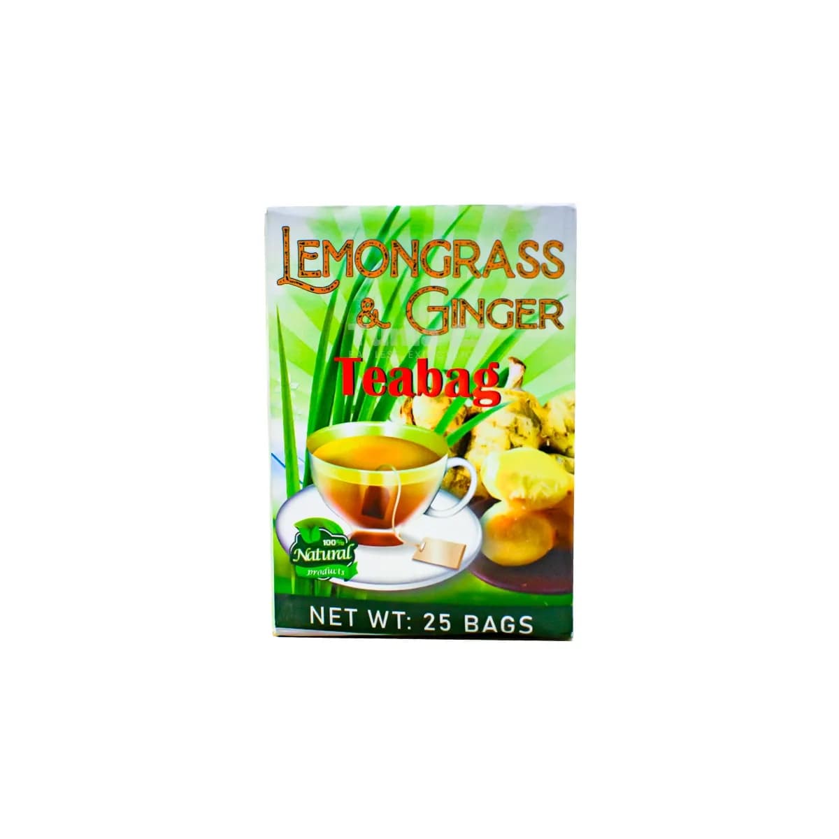 Lemongrass & Ginger Teabag Net Wt 25 Bags