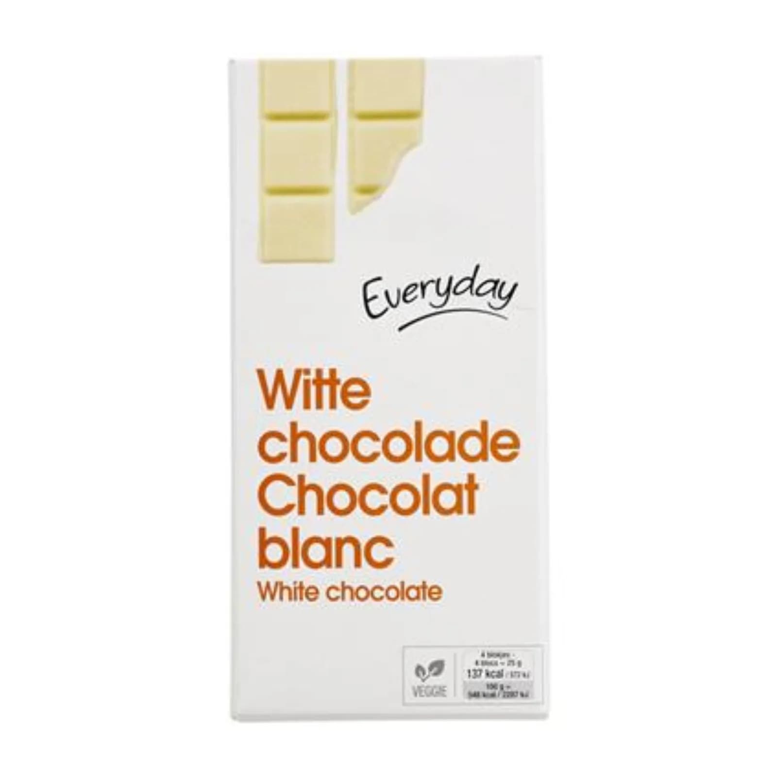Everyday White Chocolate Tablet 200G 40463